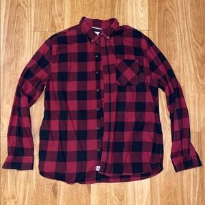Red flannel shirt
